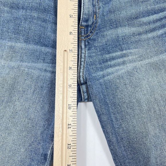 Sandrine Rose Jeans Women's‎ Size 25 Skinny Mid Rise Medium Wash Tuxedo Stripe - Picture 12 of 12